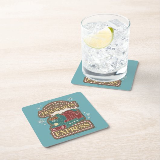 ホグワーツに乗り込む™表現ス・クッキー スクエアペーパーコースター (インサイチュ)