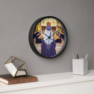 ホグワーツの偉大なホールでのダンブルドールの演説 壁時計