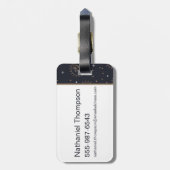 ホグワーツハウスクリスト星座パターン ラゲッジタグ (裏面縦)