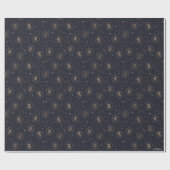 ホグワーツハウスクリスト星座パターン ラッピングペーパー (フラット)