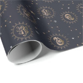 ホグワーツハウスクリスト星座パターン ラッピングペーパー (ロールコーナー)