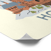 ホグワーツ漫画グラフィックのプロパティ ポスター (角)