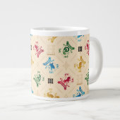 ホグワーツ華美™ハウスクレストパターン ジャンボコーヒーマグカップ (正面右)