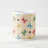 ホグワーツ華美™ハウスクレストパターン ジャンボコーヒーマグカップ (正面)