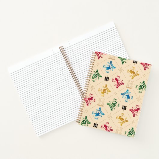 ホグワーツ華美™ハウスクレストパターン ノートブック (内部)