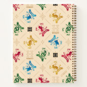 ホグワーツ華美™ハウスクレストパターン ノートブック (裏面)