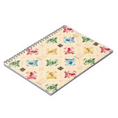 ホグワーツ華美™ハウスクレストパターン ノートブック (左側)