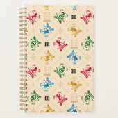 ホグワーツ華美™ハウスクレストパターン プランナー手帳 (正面)