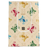 ホグワーツ華美™ハウスクレストパターン ミディアムペーパーバッグ (裏面)