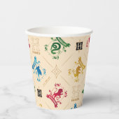 ホグワーツ華美™ハウスクレストパターン 紙コップ (正面)