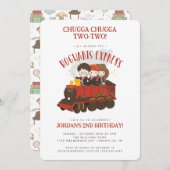 ホグワーツ表現の2回目の誕生日 招待状 (正面/裏面)