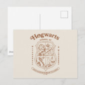 ホグワーツ魔法学校校章 ポストカード (正面/裏面)