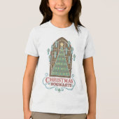 ホグワーツ™のクリスマスコースター グラフィック トライブレンドＴシャツ (正面)