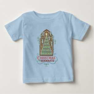 ホグワーツ™のクリスマスコースター グラフィック ベビーTシャツ