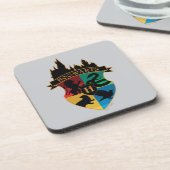 ホグワーツ™キャッスルクレストプライドバッジ コースター (左側)