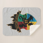 ホグワーツ™キャッスルクレストプライドバッジ シェルパブランケット (正面(横))