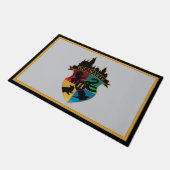 ホグワーツ™キャッスルクレストプライドバッジ ドアマット (アングル)