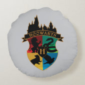 ホグワーツ™キャッスルクレストプライドバッジ ラウンドクッション (裏面)