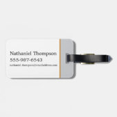 ホグワーツ™キャッスルクレストプライドバッジ ラゲッジタグ (裏面横)