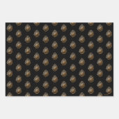 ホグワーツ™ギリングゴールデンクレスト ラッピングペーパーシート (正面3)