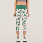 ホグワーツ™クラスクラブパターン カプリレギンス (正面)