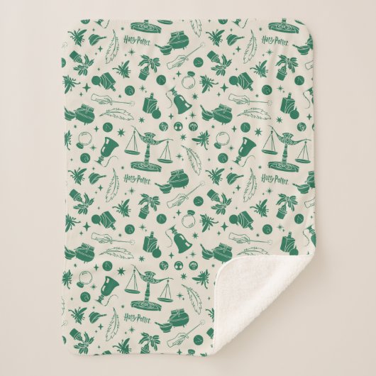 ホグワーツ™クラスクラブパターン シェルパブランケット (正面)