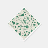 ホグワーツ™クラスクラブパターン スタンダードカクテルナプキン (角)