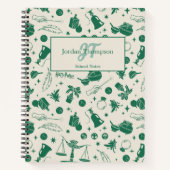 ホグワーツ™クラスクラブパターン ノートブック (正面)