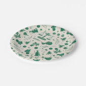 ホグワーツ™クラスクラブパターン ペーパープレート (アングル)