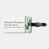 ホグワーツ™クラスクラブパターン ラゲッジタグ (裏面横)