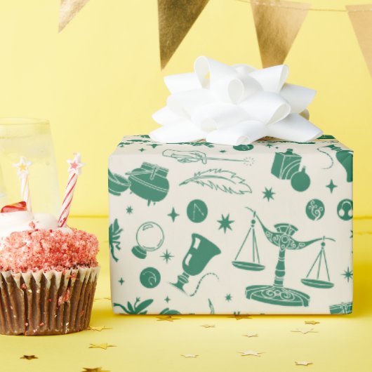 ホグワーツ™クラスクラブパターン ラッピングペーパー (誕生日パーティー)