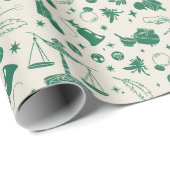 ホグワーツ™クラスクラブパターン ラッピングペーパー (ロールコーナー)