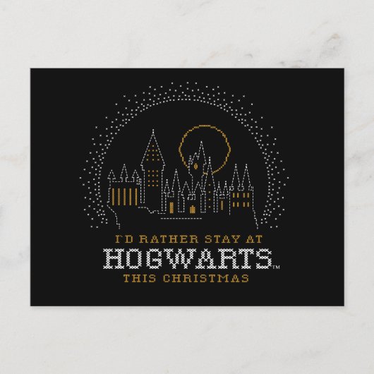 ホグワーツ™クロスステッチアートに滞在したい シーズンポストカード (正面)