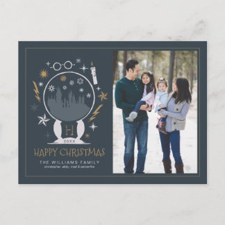 ホグワーツ™スノーグローブ |クリスマスおめでとう シーズンポストカード