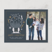 ホグワーツ™スノーグローブ |クリスマスおめでとう シーズンポストカード (正面)