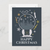 ホグワーツ™ スノーグローブ グラフィック シーズンポストカード (正面/裏面)