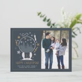 ホグワーツ™スノーグローブ |ハッピークリスマス招待状 招待状 (スタンド正面)