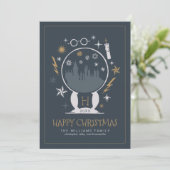 ホグワーツ™ スノーグローブ | メリークリスマス ご招待 招待状 (スタンド正面)