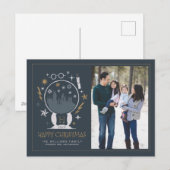 ホグワーツ™ スノーグローブ | メリークリスマス シーズンポストカード (正面/裏面)