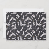 ホグワーツ™スノーグローブ | Happy Christmas Chalkboard 招待状 (裏面)