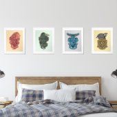 ホグワーツ™ハウスクレストトームイラスト (寝室)