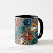 ホグワーツ™ハウスクロスシャッチパターン マグカップ (正面右)