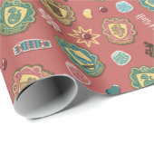 ホグワーツ™ハウスホリデークッキーパターン ラッピングペーパー (ロールコーナー)