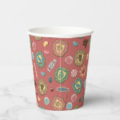 ホグワーツ™ハウスホリデークッキーパターン 紙コップ (右)