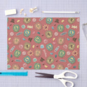 ホグワーツ™ハウスホリデークッキーパターン 薄葉紙 (クラフト)