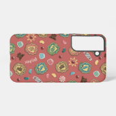 ホグワーツ™ハウスホリデークッキーパターン SAMSUNG GALAXYケース (裏面横)