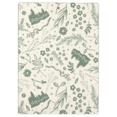 ホグワーツ™ヘルボロジー魔法パターン クリップボード (裏面)