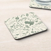 ホグワーツ™ヘルボロジー魔法パターン コースター (左側)