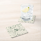 ホグワーツ™ヘルボロジー魔法パターン スクエアペーパーコースター (インサイチュ)