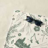 ホグワーツ™ヘルボロジー魔法パターン ビーチタオル (インサイチュ)